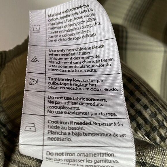 CARHARTT Force Ridgefield Shirt Men XL Olive Green Plaid Button Down Relaxed Fit - Picture 10 of 11